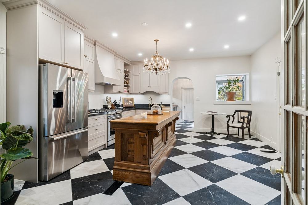 Minimalist Clean White Kitchen