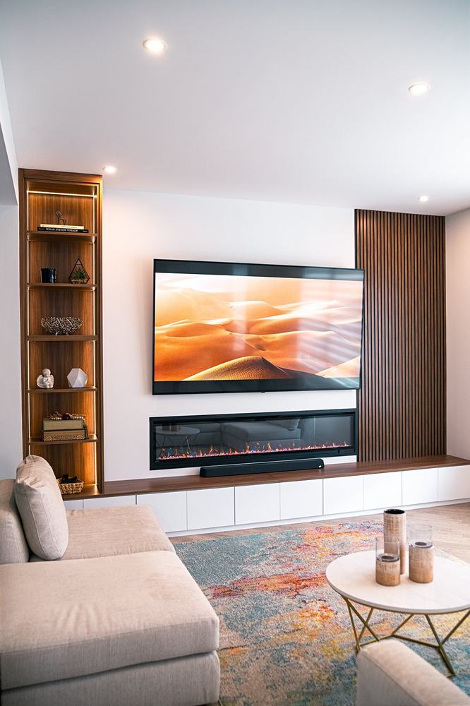 Marble and Timber Living Room